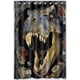 thumbnail image 1 of Cortina de ducha de dinosaurios prehistóricos con ganchos, tamaño 48 x 72 pulgadas, 1 of 3
