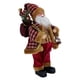 thumbnail image 3 of Figura De Papá Noel De 18 Pulgadas, Mu?eco De Papá Noel De Pie Para Celebración, Rojo, 3 of 5