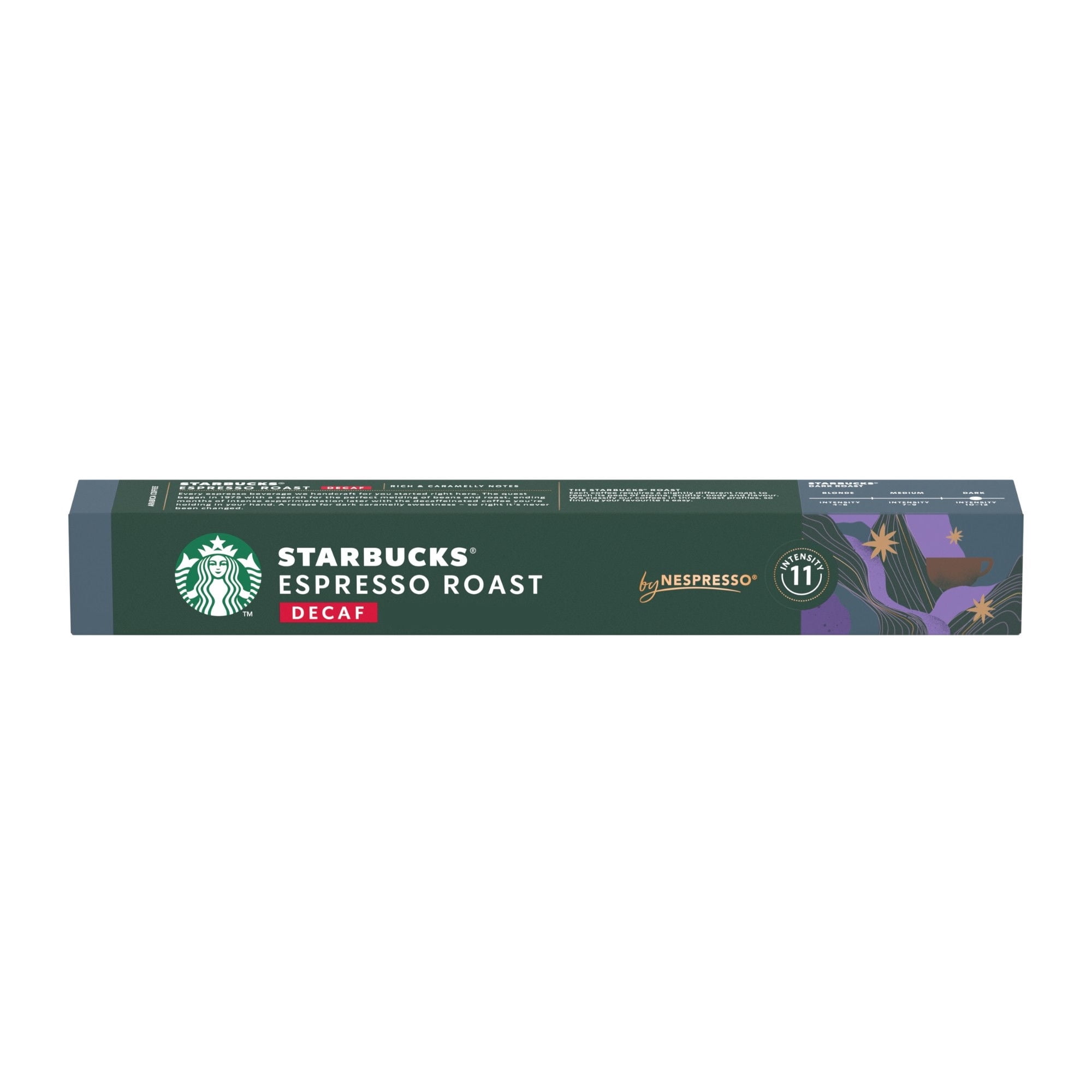 Café En Cápsulas Espresso Roast Decaf 10 Un 10 Un Starbucks by Nespresso