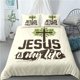 thumbnail image 1 of Cross Jesus Quilt Duvet Cover Set Kids Double Bedding Home Textiles 3-Piece Bedding Set, 1 of 5