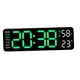 thumbnail image 1 of Reloj Digital Despertador Diseño Moderno Luz Verde, 1 of 3
