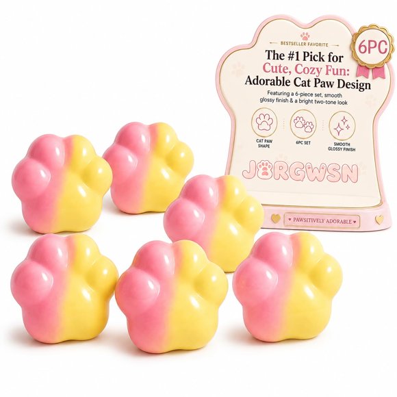 Juguete de Apretar JBRGWSN Garra de Gato Color Mixto 6 piezas
