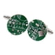 thumbnail image 3 of Gemelos De PCB Verde Para Hombre De Novedad, Gemelos Redondos Con Forma De Placa De Circuito, 16 Mm, 3 of 3