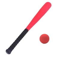 Ioensy - Juego De Pelota Y Bate De Béisbol De Espuma Para Niños, Juguete Para Ejercicio En Interiores Y Exteriores, Aprendizaje, Color Rojo