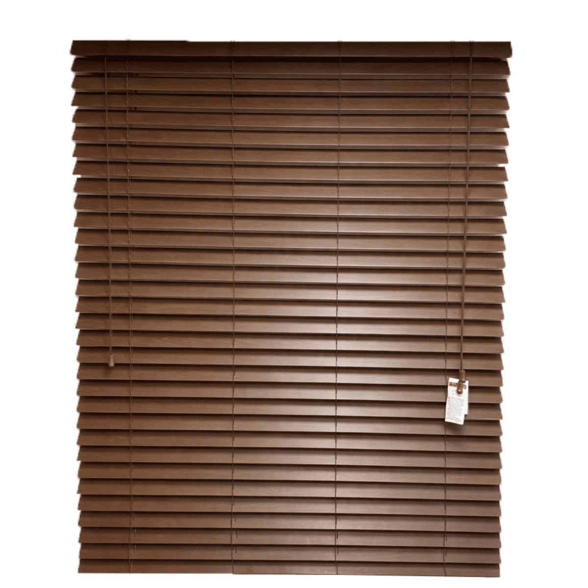 Aura Home - Persiana Roller Manual Estilo Madera Pvc 120x165 Cm 50 Mm Color Nogal Texturado Marca Aura