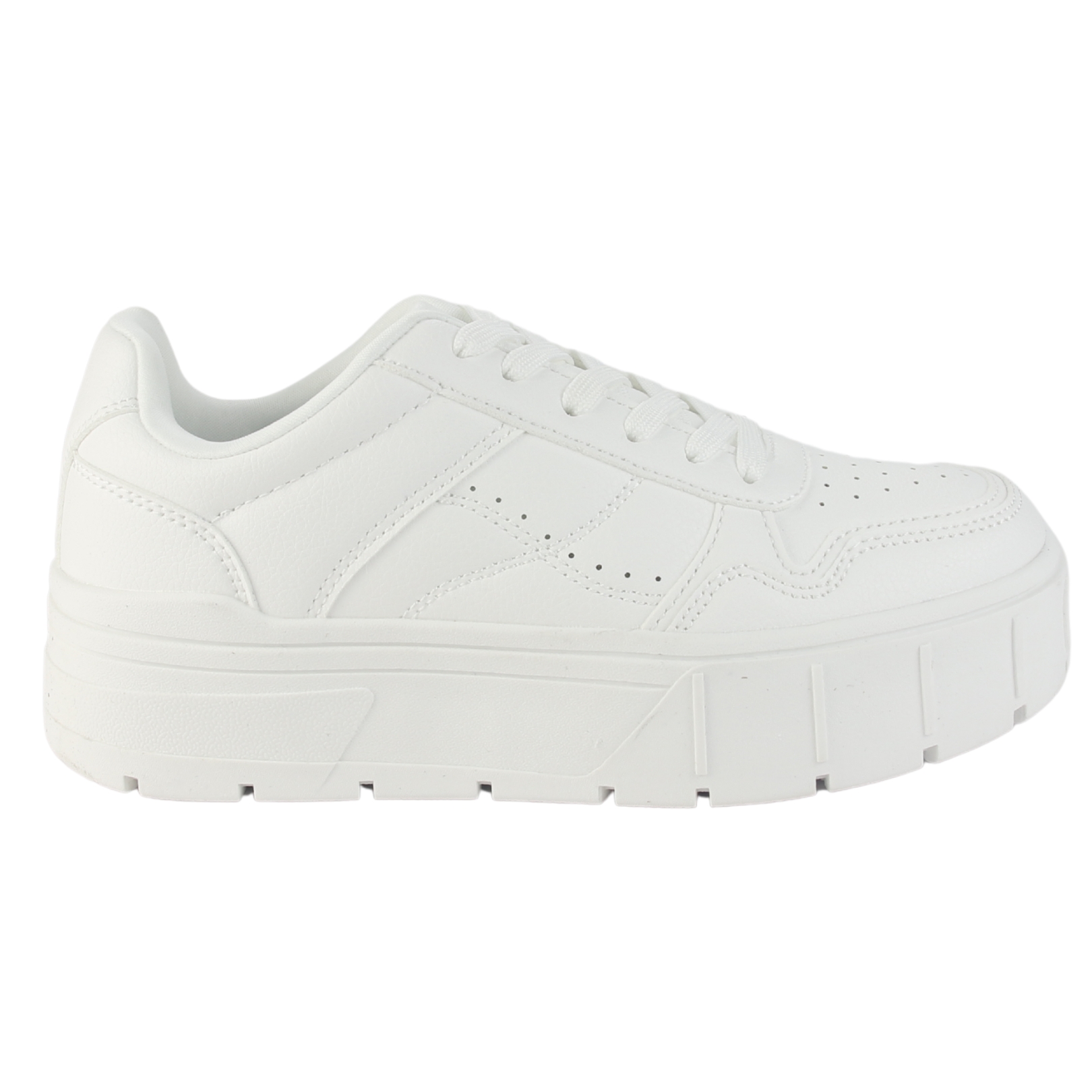 Zapatilla Chalada Mujer Troya-4 Blanco Urbano