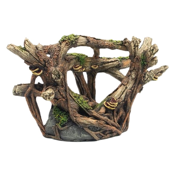 Pecera de acuario pequeño, accesorio de paisaje, cueva de montaña, decoración para hogar, accesorio de fotografía, decoración de de pabellón,
