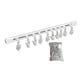 thumbnail image 5 of Soporte para colgar diademas, montaje en pared, sin perforaciones, fácil instalación, gancho de pared, estante, expositor para diademas para niñas y m 30 centímetros, 5 of 5