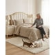 thumbnail image 4 of Cobertor Textura Trenzada + Sherpa 2 plaza, 4 of 6
