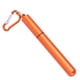 thumbnail image 5 of Kit de cepillo de limpieza portátil de acero inoxidable retráctil y reutilizable para pajitas de picnic, color naranja, 5 of 8