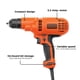 thumbnail image 2 of Taladro con cable BLACK+DECKER DR260C, 5,5 A, 10 mm, con almacenamiento de brocas, 2 of 7