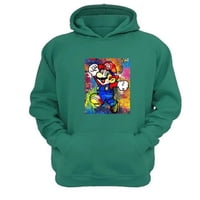 Genérico - Polerón Canguro Plomero Rojo Verde Aguamarina Talla L Unisex