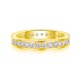thumbnail image 1 of Exquisitos Anillos de Eternidad de Moissanita Creada en Laboratorio para Mujer, Color D Redondo VVS1, Anillos de Boda de Plata Esterlina S925 con Diamantes, Opción Ideal para Fiestas en Pareja,, 1 of 5