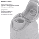 thumbnail image 4 of Botella De Agua 1000ml Termo Acero Inoxidable Térmico, 4 of 6