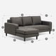 thumbnail image 2 of Sofa Genova Izquierdo Charcoal, 2 of 5