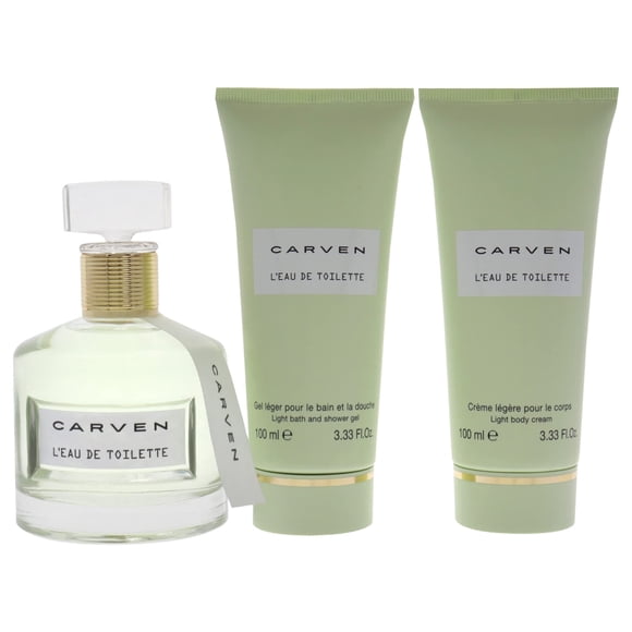Set de regalo de perfume Carven Le Parfum para mujer, 3 piezas