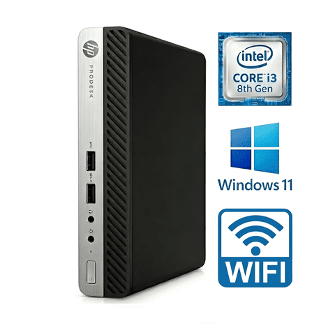 Pc Hp Prodesk Mini Core I3 8ªgen. 8Gb Ram - 120Gb Ssd - Reacondicionado
