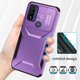 thumbnail image 5 of Funda Resistente para Motorola Moto G Play 2023 con Tapa Deslizante y Protección Militar Morado, 5 of 6