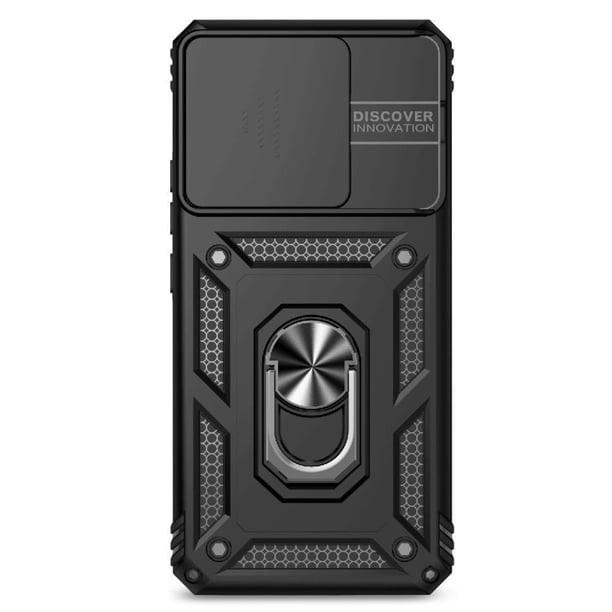 Funda Resistente Anillo Soporte Xiaomi 14T Pro Privacidad Cámara Montaje Magnético Negro