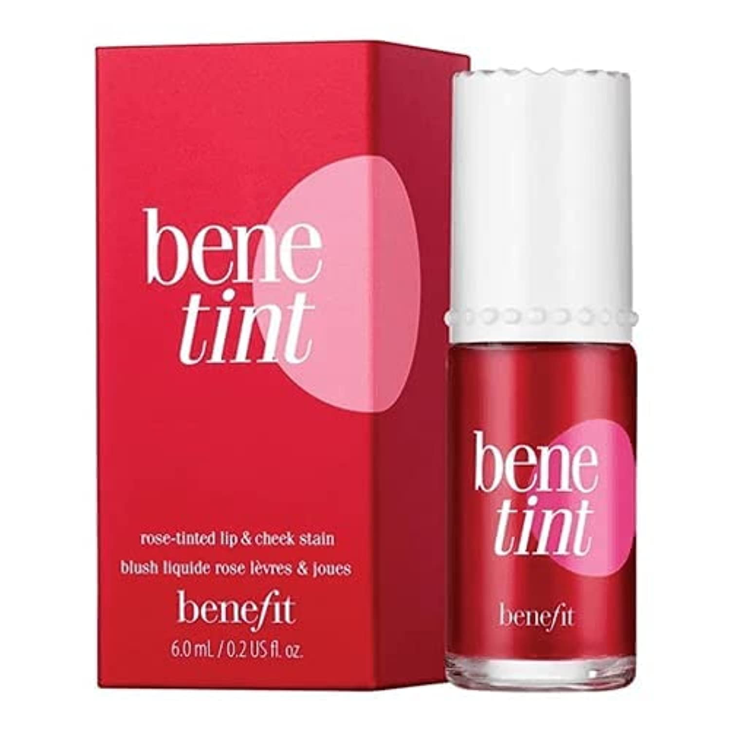 Tinte Para Labios Y Mejillas Benefit Bene, Color Rosa, 6 Ml