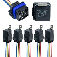 Magideal - Relés Y Arneses Impermeables, Cables De Cobre Estañado, Piezas De Reparación Profesionales, Relés Automotrices, Relés Para Automóviles De Alta Resiste 12 Vcc 4 Pines