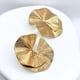 thumbnail image 4 of Aros De Fiesta Dorados, Forma Abanico, Aleación De Zinc Dorado, 4 of 4