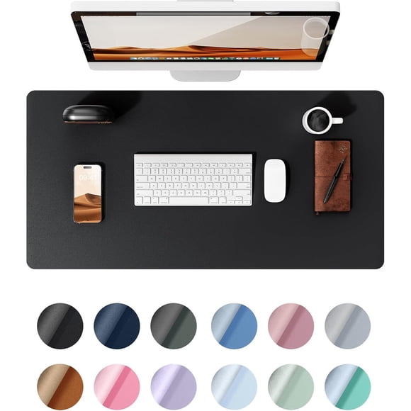 Pad de escritorio YSAGi cuerina 60x35 cm negro