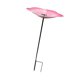 thumbnail image 1 of Comedero Decorativo De Metal Para Pájaros, Para Jardín, Patio Y Exteriores, Color Rosa, 1 of 5