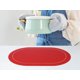 thumbnail image 5 of REGALWOVEN Juego de 6 Manteles Individuales, Manteles de Cuero Sintético para Decoración de Mesa de Comedor de Cocina, Manteles Resistentes al Calor Lavables, Mantel Individual Limpiable Rojo 18*12in, 5 of 7