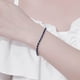thumbnail image 5 of Pulseras de Zafiro Creado con Corte Ovalado Chapadas en Oro de 18K para Mujer Pulsera de Tenis de Plata Esterlina S925 para Esposa 6-7 Pulgadas, 5 of 6