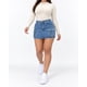 thumbnail image 3 of Mini Falda Short Mujer Cargo Azul Tiro Alto, 3 of 5