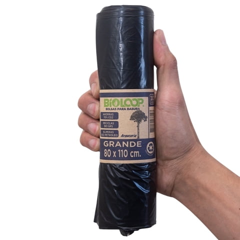Bioloop - Bolsas De Basura 80X110 10 Unidades Caja 15 Rollos