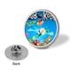 thumbnail image 3 of Rob el robot-Theme Round Button Badge: Premium Metal Construction, Ideal for High-End Events 2.8 cm, 3 of 6