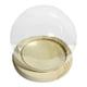 thumbnail image 3 of Pantalla De Cristal Cloche Bell Jar Dome Cover Preservación De Flores Base De Madera 15 Cm, 3 of 5