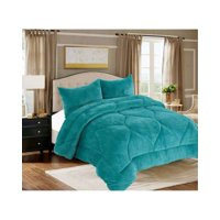 Imac Hogar - Plumon Chiporro De Invierno Plaza Y Media Turquesa