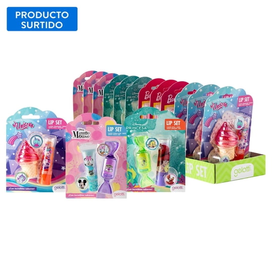 Bálsamo Labial Niña Disney Producto Surtido 1 un Gelatti