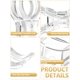 thumbnail image 3 of Clips transparentes para arcos de globos MERDTTES, paquete de 12, 9 cm, con resorte, 3 of 7