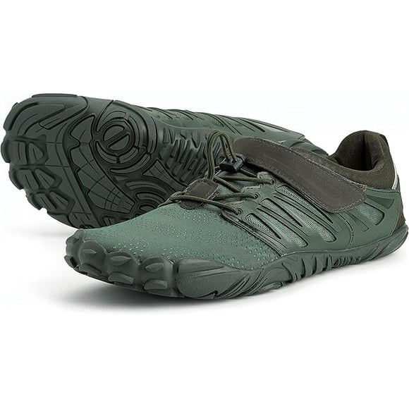 Zapatillas Joomra Barefoot Cross Trail Running para mujer, color verde militar