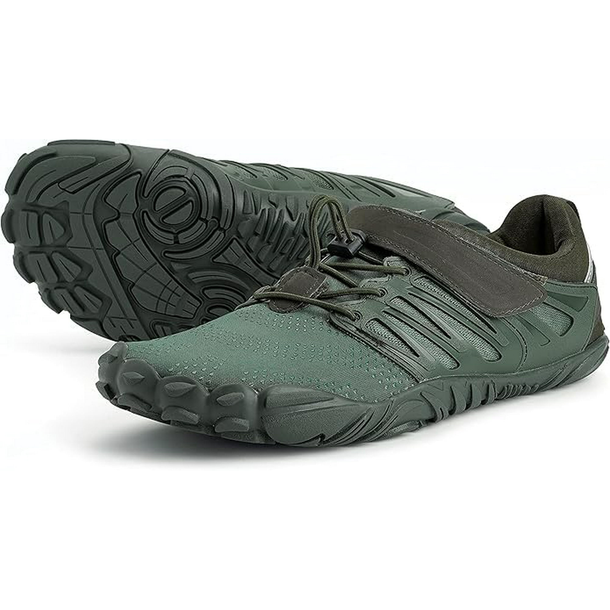 Zapatillas Joomra Barefoot Cross Trail Running Para Mujer, Color Verde Militar
