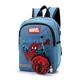 thumbnail image 1 of Disney Kids Backpacks For Boys preschool Child Captain America Spider Men Pattern School Bags Teenager Lightweight Cute Knapsack, 1 of 3