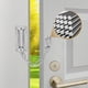 thumbnail image 2 of Cerradura de cadena de puerta de 2 paquetes, Cerraduras de acero inoxidable de uso pesado para puerta interior, duradera y a prueba de oxido, Cerradura de seguridad para niños y mascotas par, 2 of 3