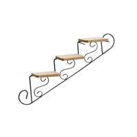 Ioensy - Estante Decorativo De Escalera, Soporte De Planta Vintage Para Sala De Estar, Interior, Oficina, Hacia Abajo