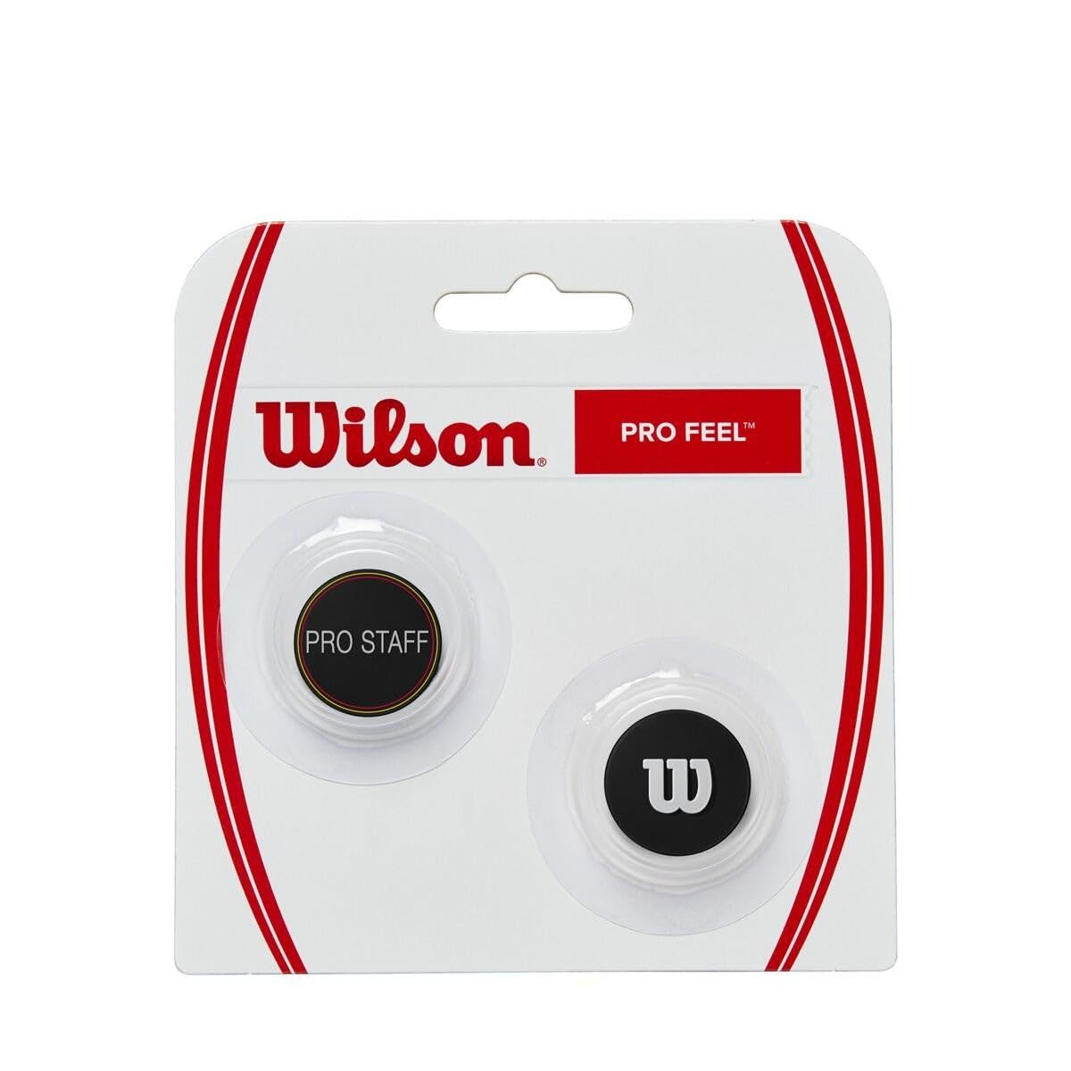 Amortiguador Wilson Pro Feel Pro Staff Para Tenis Rojo (Paquete De 2)