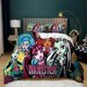 thumbnail image 1 of Monster High Bedding Set Cartoon Disgust Bedding 2/3pcs Sets Duvet Cover Anime Bedroom Bedclothes Pillowcases Bed Sheets, 1 of 5