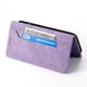 thumbnail image 2 of Funda tipo cartera con bloqueo RFID para Samsung Galaxy A26 Con tapa abatible, portatarjetas, cierre magnético, TPU y soporte Morado, 2 of 6