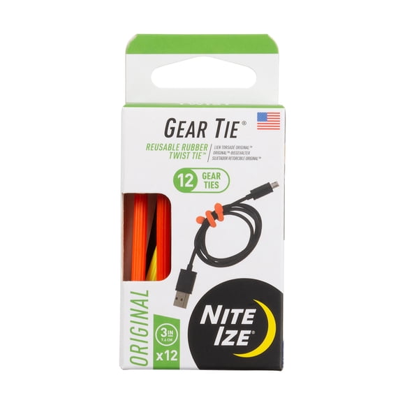 Bridas retorcidas de goma reutilizables Nite Ize Original Gear Bridas