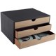 thumbnail image 2 of Cajón de almacenamiento RHCSZ 33 cm × 25 cm × 18 cm A4 negro, 2 of 7