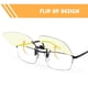 thumbnail image 4 of Gafas con enganche que bloquean la luz azul y la lente están sobrerecetadas, 4 of 8