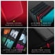 thumbnail image 5 of Archivador para cartas Vault X Zip de 4 bolsillos para 160 cartas, rojo, 5 of 7