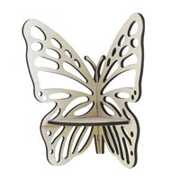 Magideal - Estante De Esquina De Mariposa/Forma De Mariposa/Estante De Almacenamiento/Estante De Exhibición/Estante De Decoración Del Hogar/Estantes Flotantes En Estilo B